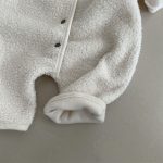 [66-90cm]シンプル ふわふわ ベビー ロンパース - Image 6