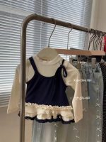 [73-120cm] おしゃれ レイヤードデザイン トップス - Image 7