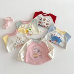 [73-120cm]カートゥーン キュート 女の子 長袖 Tシャツ - Image 8