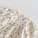 [66-90cm]花柄 ロンパース ベビー ふんわり可愛い - Image 3