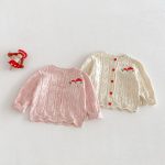 [73-120cm]ニットカーディガン 女の子 おしゃれ 合わせやすい