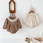 [66-90cm]ベビー ロンパース おしゃれ フリル レース - Image 4