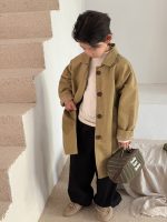 [90-150cm]大人っぽい 軽やかな着心地 ロングコート - Image 4