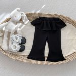 [73-120cm]女の子 ベビー レイヤード風 パンツ ナチュラル - Image 2