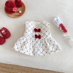 [73-100cm] リボン 中綿 ベスト - Image 4