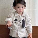 [73-100cm] わんちゃん 中綿シャツアウター - Image 6