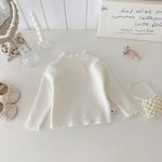 [66-100cm]ベーシック 無地 あったか ニット セーター - Image 8