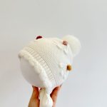 [GOODS]波型 ポンポン ニット 帽子 - Image 16