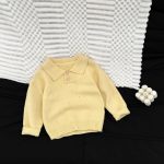 [73-110cm] おしゃれ 透かし編み ニット - Image 2