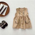 [80-130cm]トップスorワンピース 女の子 おしゃれ レトロ - Image 15