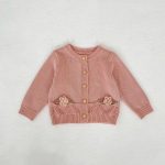 [66-100cm]カーディガン OR サロペット ベビー ニット リボン付き - Image 10