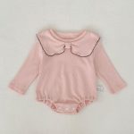 [66-90cm]ロンパース シンプル 無地 肌触り良い - Image 2