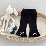 [73-120cm]リボン付き ニットカーディガン&フレアパンツ - Image 11