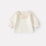 [73-100cm] レース襟 キルティング 裏起毛 ワンピース - Image 7