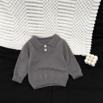 [73-110cm] おしゃれ 透かし編み ニット - Image 3