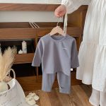 [73-100cm]無地 ルームウェア セットアップ - Image 11