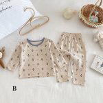 [73-100cm]総柄 カートゥーン ルームウェア セットアップ - Image 5