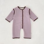 [66-90cm] スカラップ 裏起毛 カバーオール - Image 10