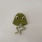 [GOODS]カエルデザイン ひも付き ニット帽 - Image 4