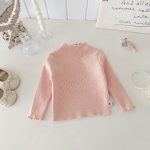 [66-100cm]ベーシック 無地 あったか ニット セーター - Image 5