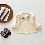 [80-130cm]トップスorワンピース 女の子 おしゃれ レトロ - Image 3