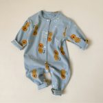 [66-90cm]ベビー ロンパース カートゥーン 柔らかな素材 - Image 8