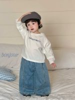 [73-110cm]カーディガン&デニムパンツ&長袖Tシャツ トレンド - Image 4