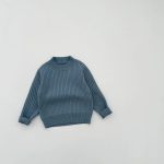 [73-110cm] あったか 無地 ニットセーター - Image 10