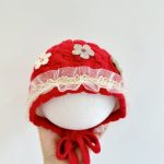 [GOODS]三つ花 レース ベビー ボンネット - Image 13