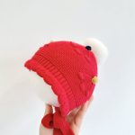 [GOODS]波型 ポンポン ニット 帽子 - Image 12