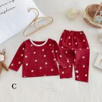 [73-100cm]総柄 カートゥーン ルームウェア セットアップ - Image 4