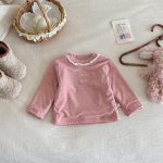 [73-100cm] フリル襟 裏起毛 インナー - Image 3