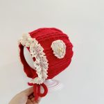 [GOODS]ハート レース ベビー ボンネット - Image 2