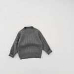 [73-110cm] あったか 無地 ニットセーター - Image 5