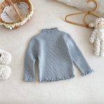 [73-120cm] ベロア裏起毛 リボン ワンピース - Image 8