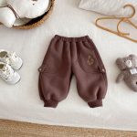 [73-120cm] とりさん 刺繍 あったか パンツ - Image 14