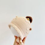 [GOODS]波型 ポンポン ニット 帽子 - Image 11