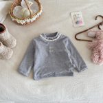 [73-100cm] フリル襟 裏起毛 インナー - Image 5