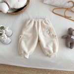 [73-120cm] とりさん 刺繍 あったか パンツ - Image 10