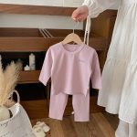 [73-100cm]無地 ルームウェア セットアップ - Image 9