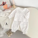 [66-120cm]二重ガーゼ フリル襟 セットアップ ルームウェア - Image 18