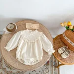 [66-130cm] リボンレース ロンパース OR ワンピース - Image 12