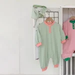 [66-90cm] ショール付き バイカラー オールインワン - Image 2