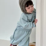 [73-110cm] カートゥーン ボア付き セットアップ - Image 7