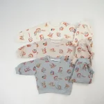 [80-120cm] パンプリントカジュアル セットアップ