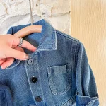 [80-130cm] デニム オールイワン - Image 5