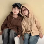 [80-150cm] フード付き ポケット付き アウター - Image 13