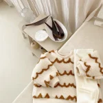 [73-100cm] ラインデザイン ボア セットアップ - Image 2