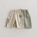 [73-110cm]カジュアルパンツ ツリー柄 ボトムス - Image 7