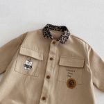 [73-110cm] ヒョウ柄 サロペット/オールインワン/アウター - Image 16